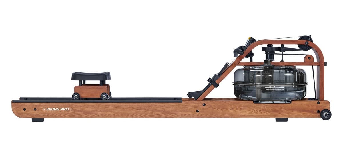 Гребной тренажёр FluidRower Viking PRO V, вид сбоку