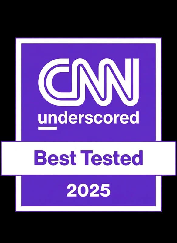 Знак CNN Underscored Best Tested 2025