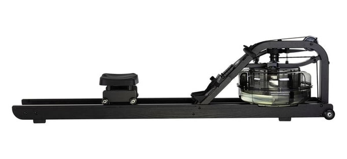Гребной тренажёр FluidRower Apollo Plus Black, вид сбоку
